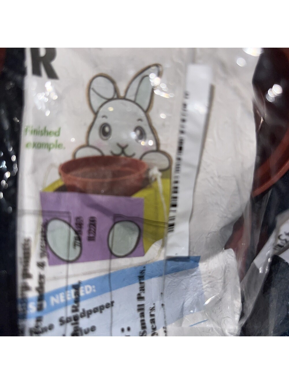 Home Depot Kids Workshop Bunny Hanging Planter Kit NEW